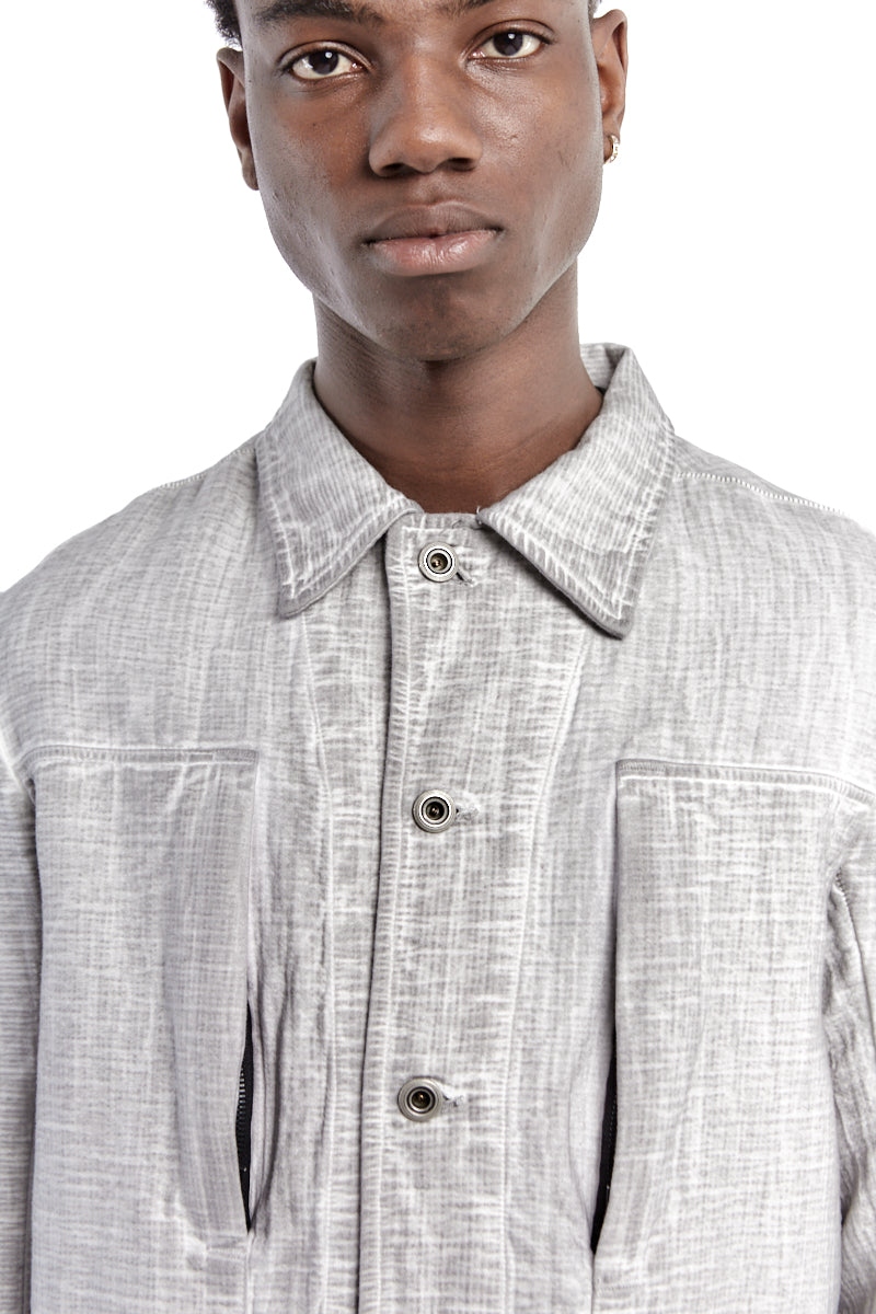 ALU COTTON GAUFRE WORKER JACKET