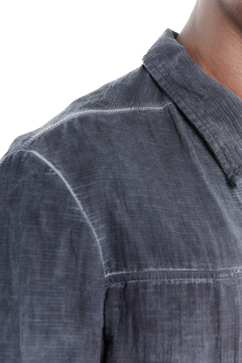 69 by Isaac Sellam | Shop Online | Petrole Cotton Gaufre