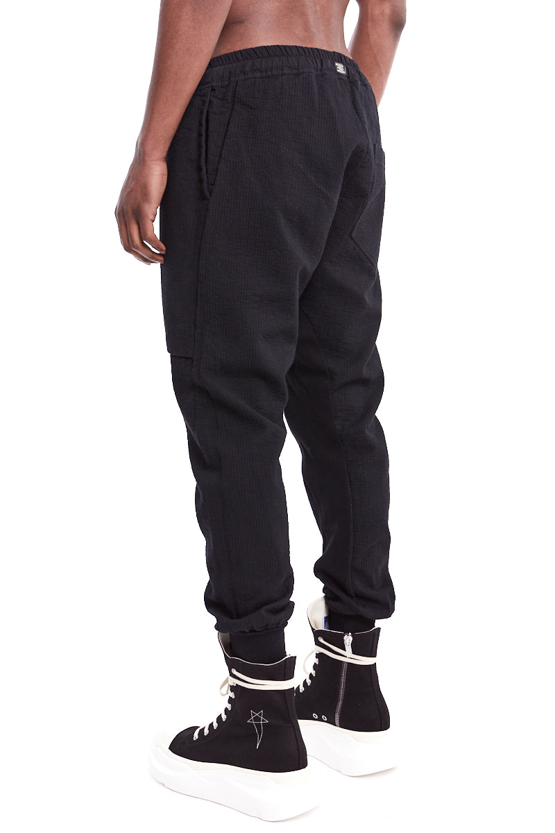 69 by Isaac Sellam | Shop Online | Black Stripe Gusset Pants
