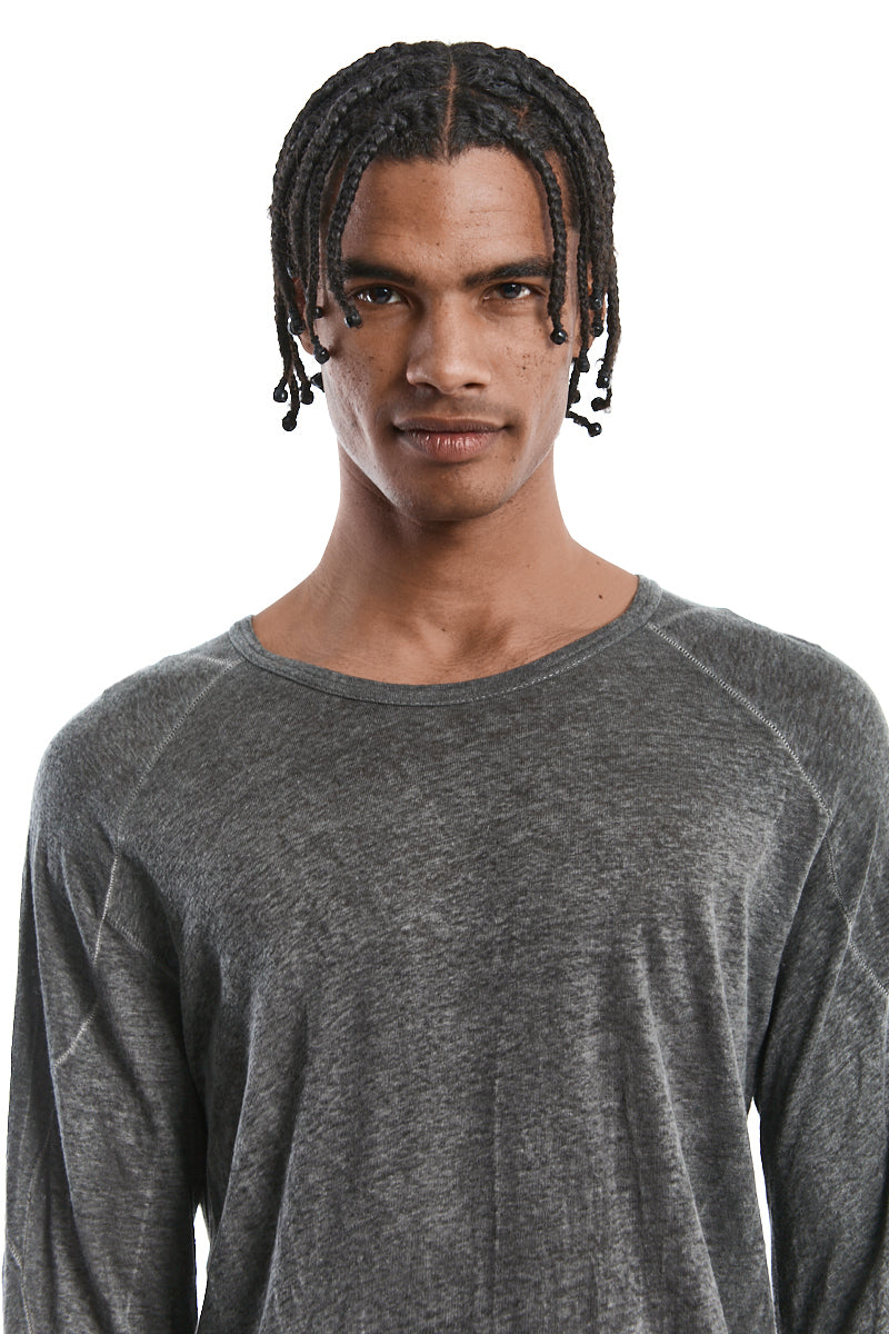 PLOMB LINEN ANATOMICAL MUSCLE TOP