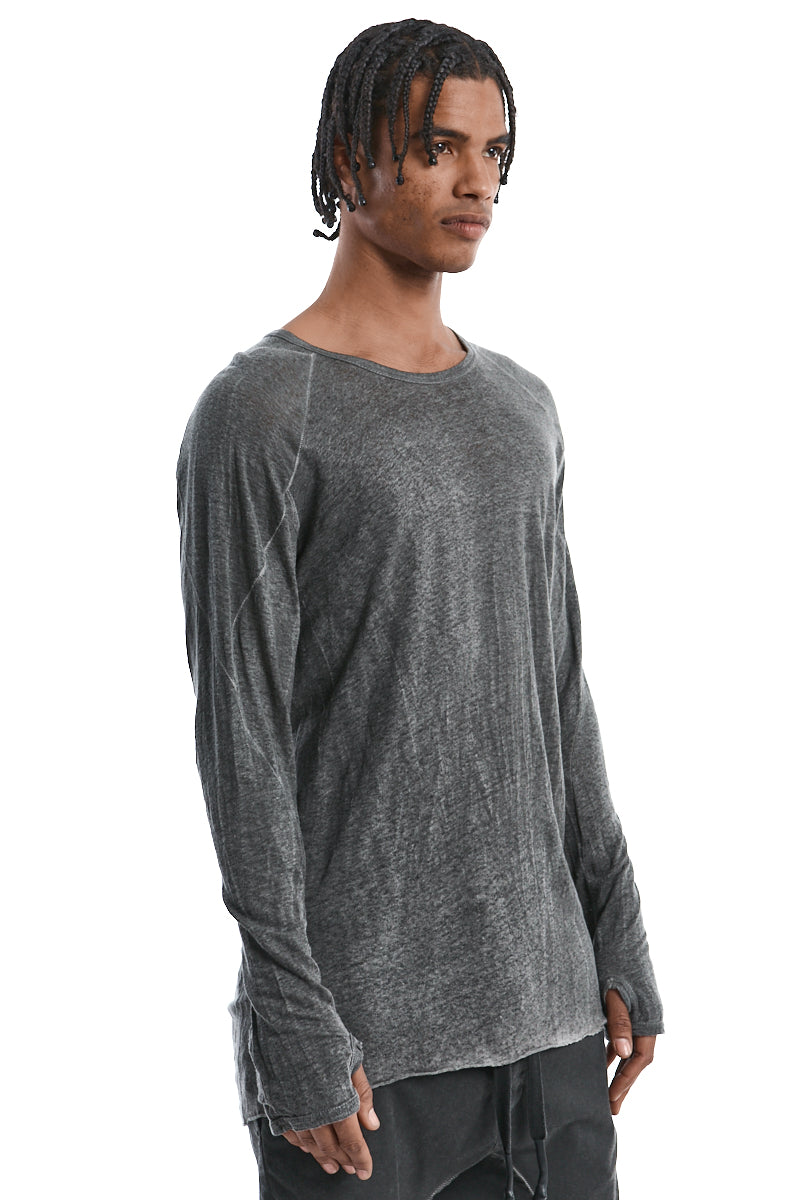PLOMB LINEN ANATOMICAL MUSCLE TOP