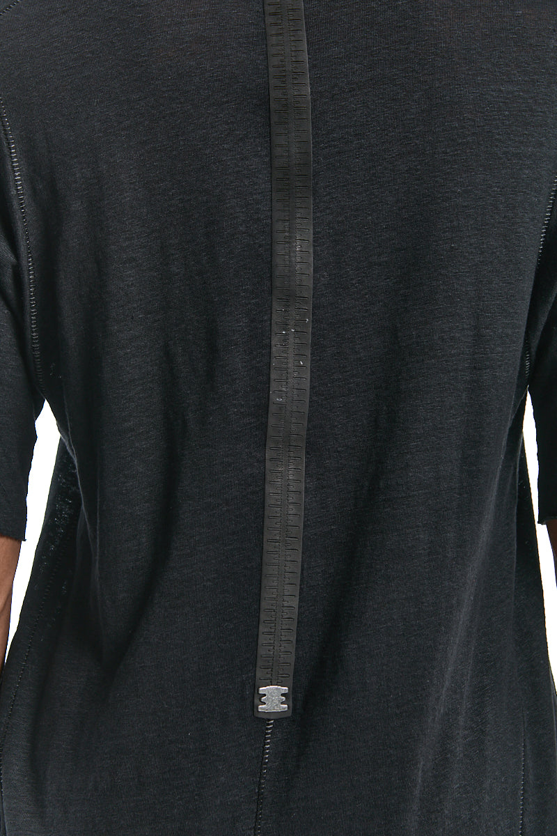 BLACK LOYAL LINEN TEE