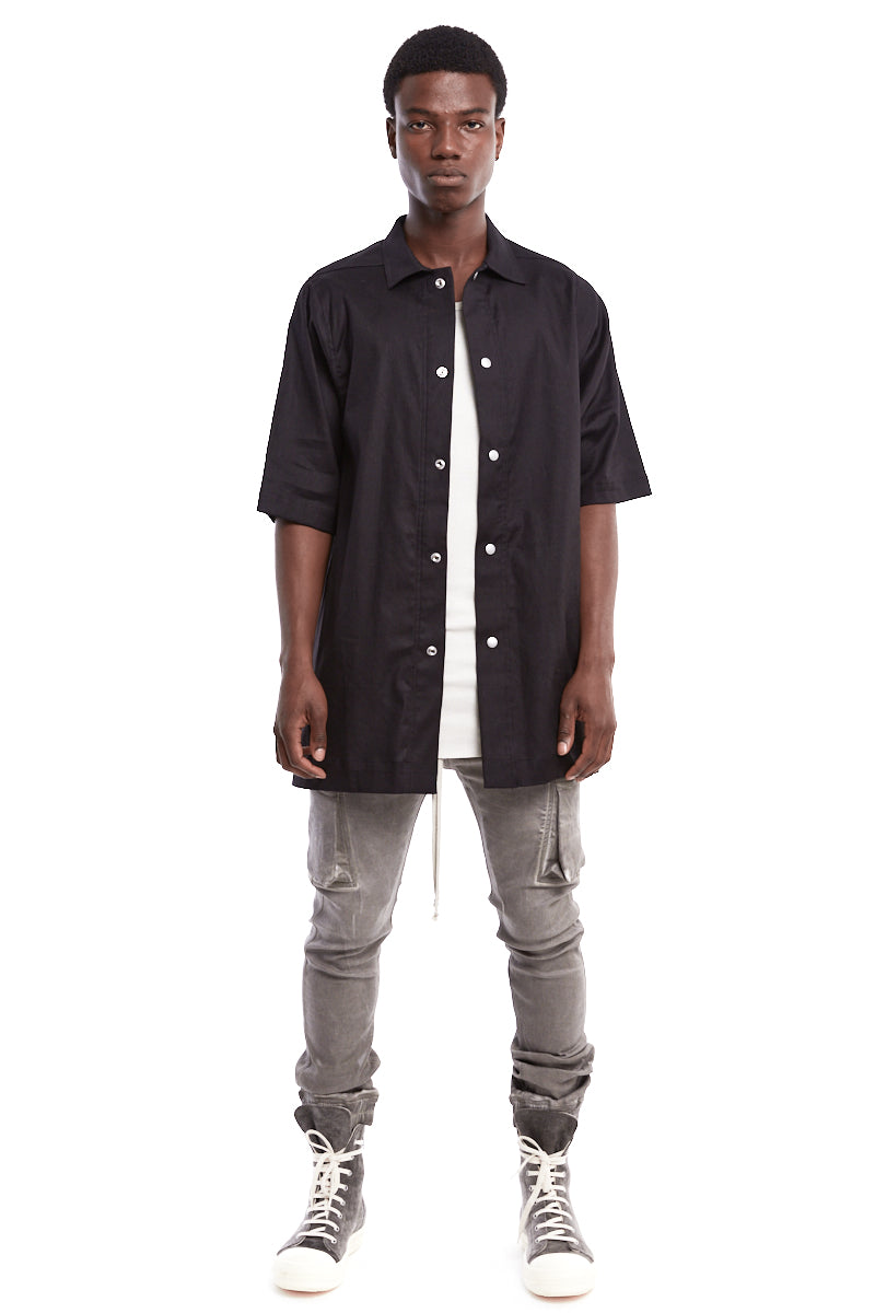 BLACK HALF SLEEVE SHIRT