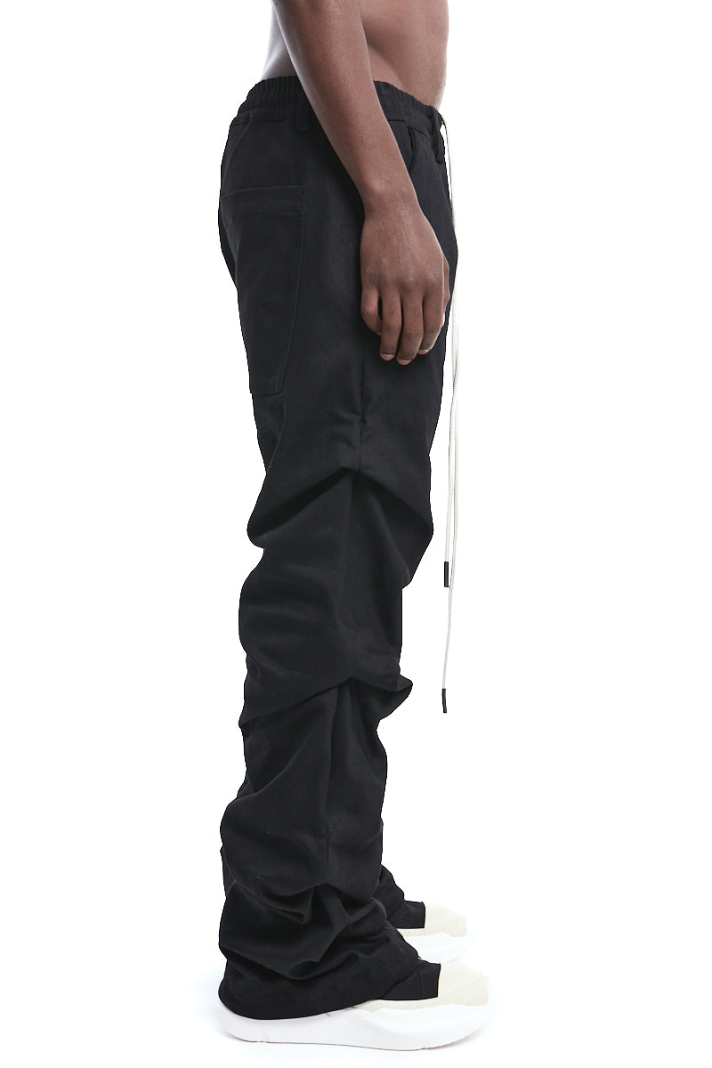 BOOTCUT TUCKED TROUSERS