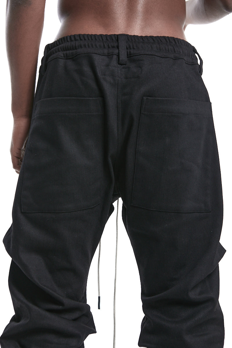 BOOTCUT TUCKED TROUSERS