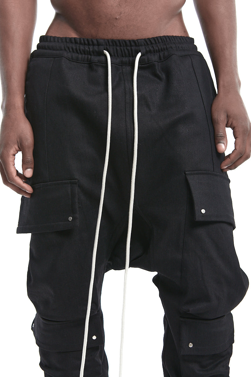 SAROUEL CARGO JOGGER DENIM