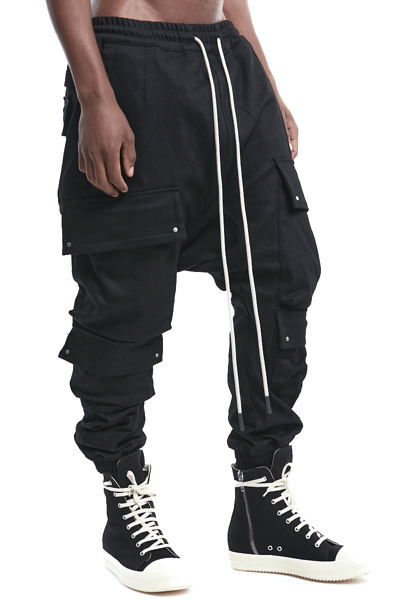 SAROUEL CARGO JOGGER DENIM