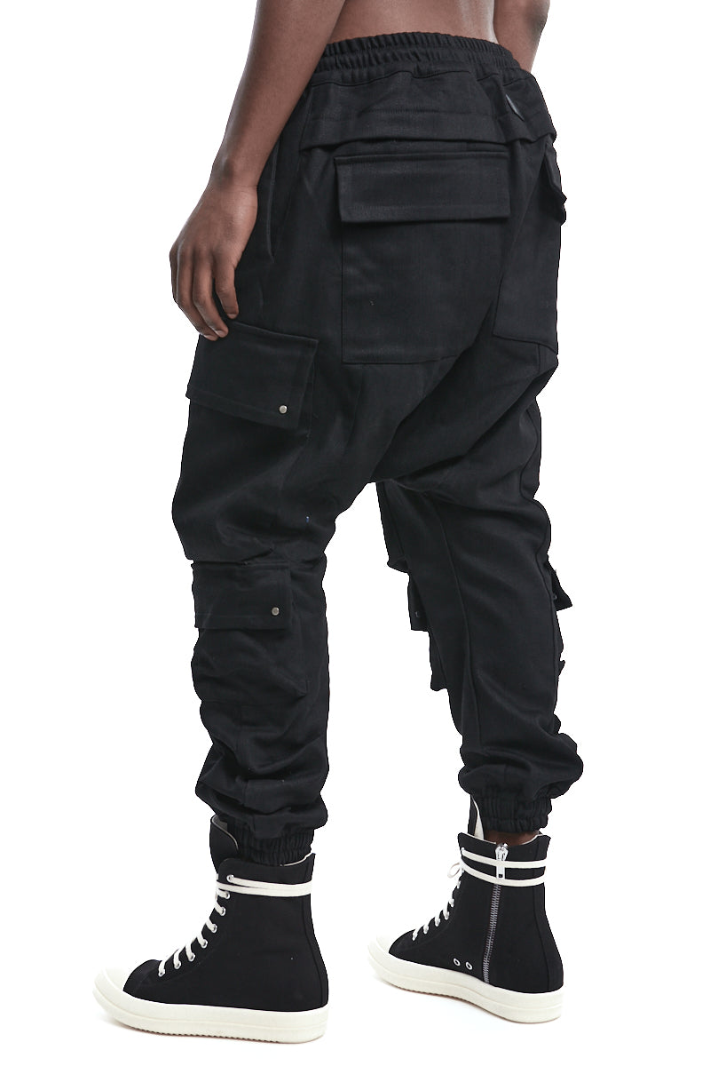 SAROUEL CARGO JOGGER DENIM