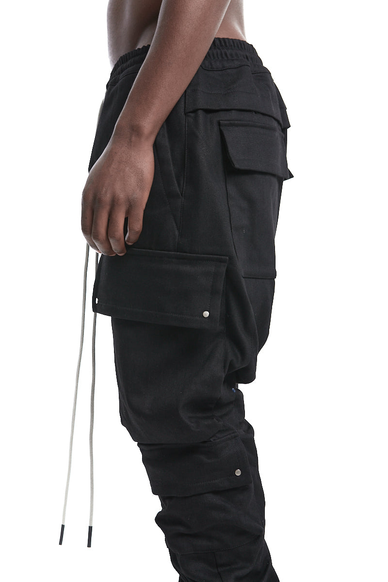 SAROUEL CARGO JOGGER DENIM