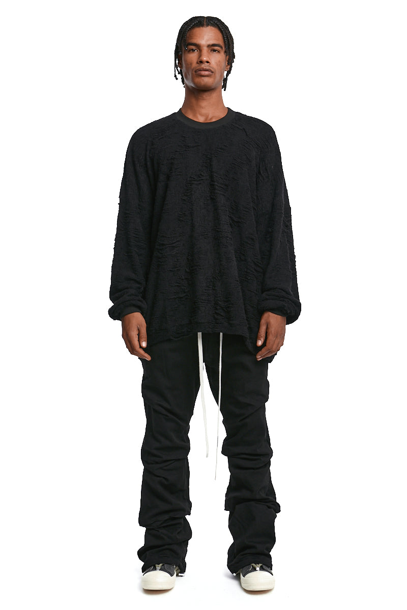 BLACK EXTREME OVERSIZED PULLOVER