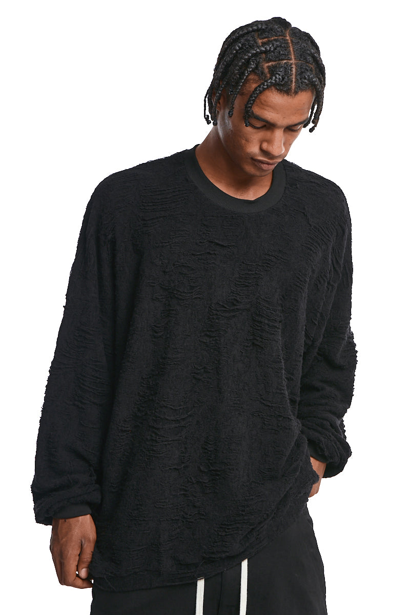 BLACK EXTREME OVERSIZED PULLOVER