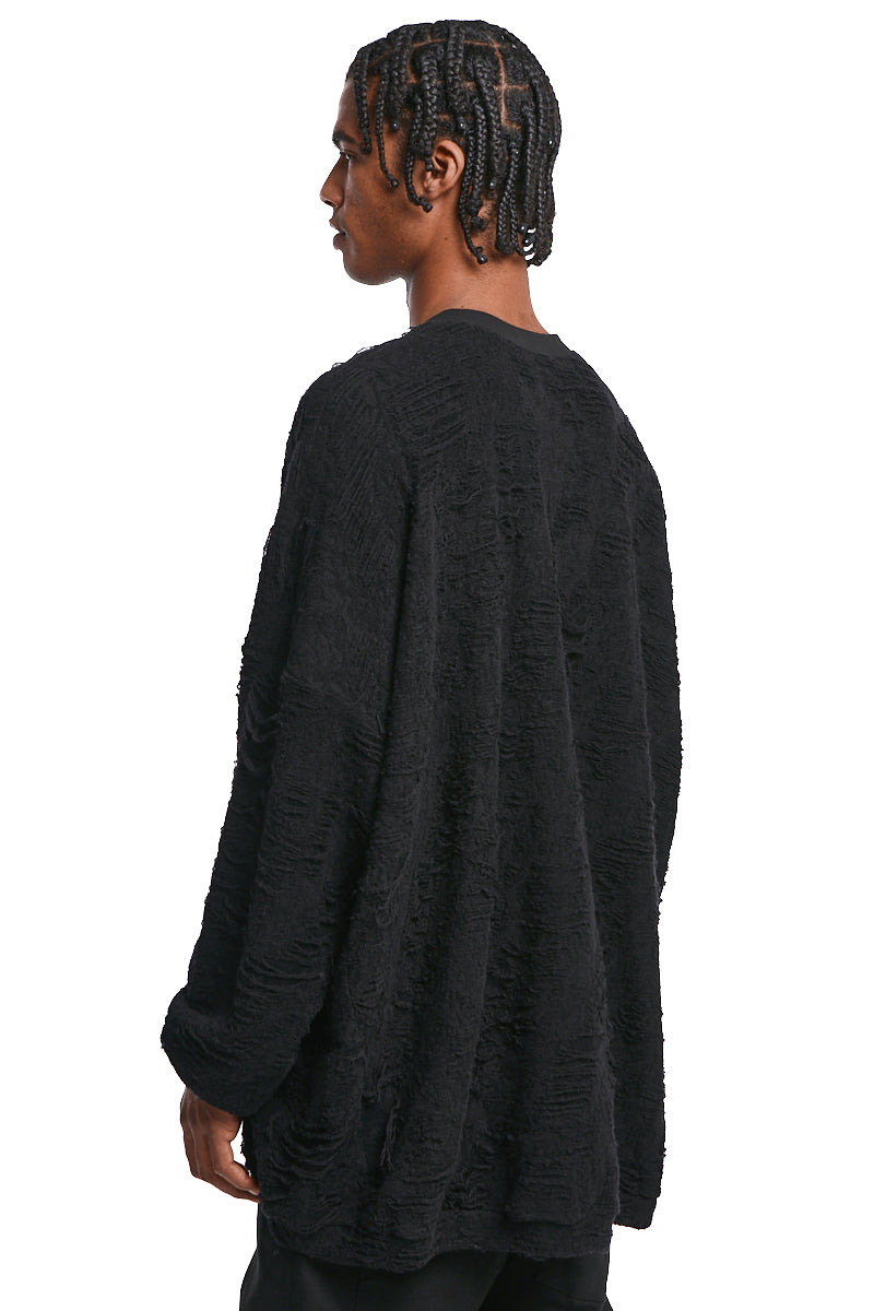 BLACK EXTREME OVERSIZED PULLOVER