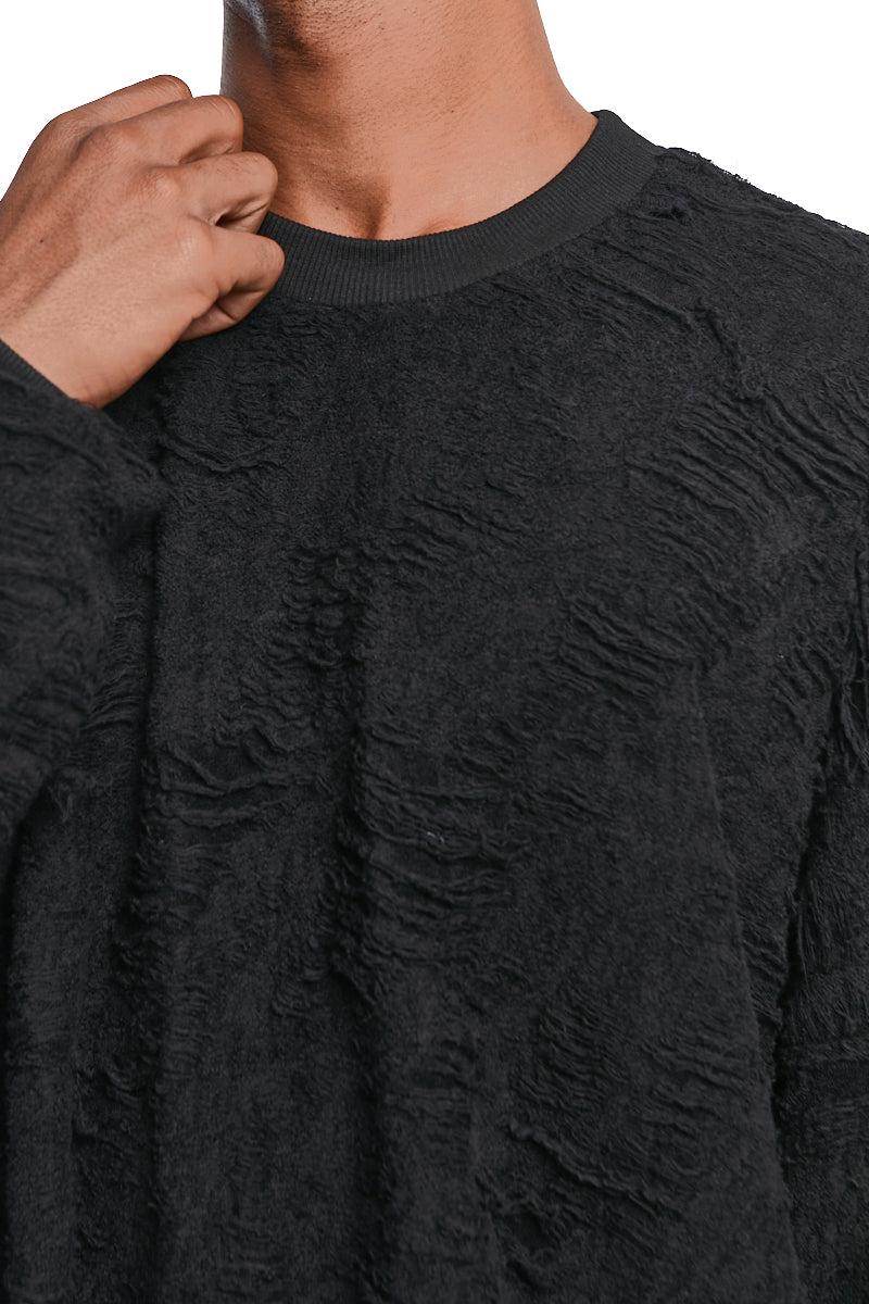 BLACK EXTREME OVERSIZED PULLOVER