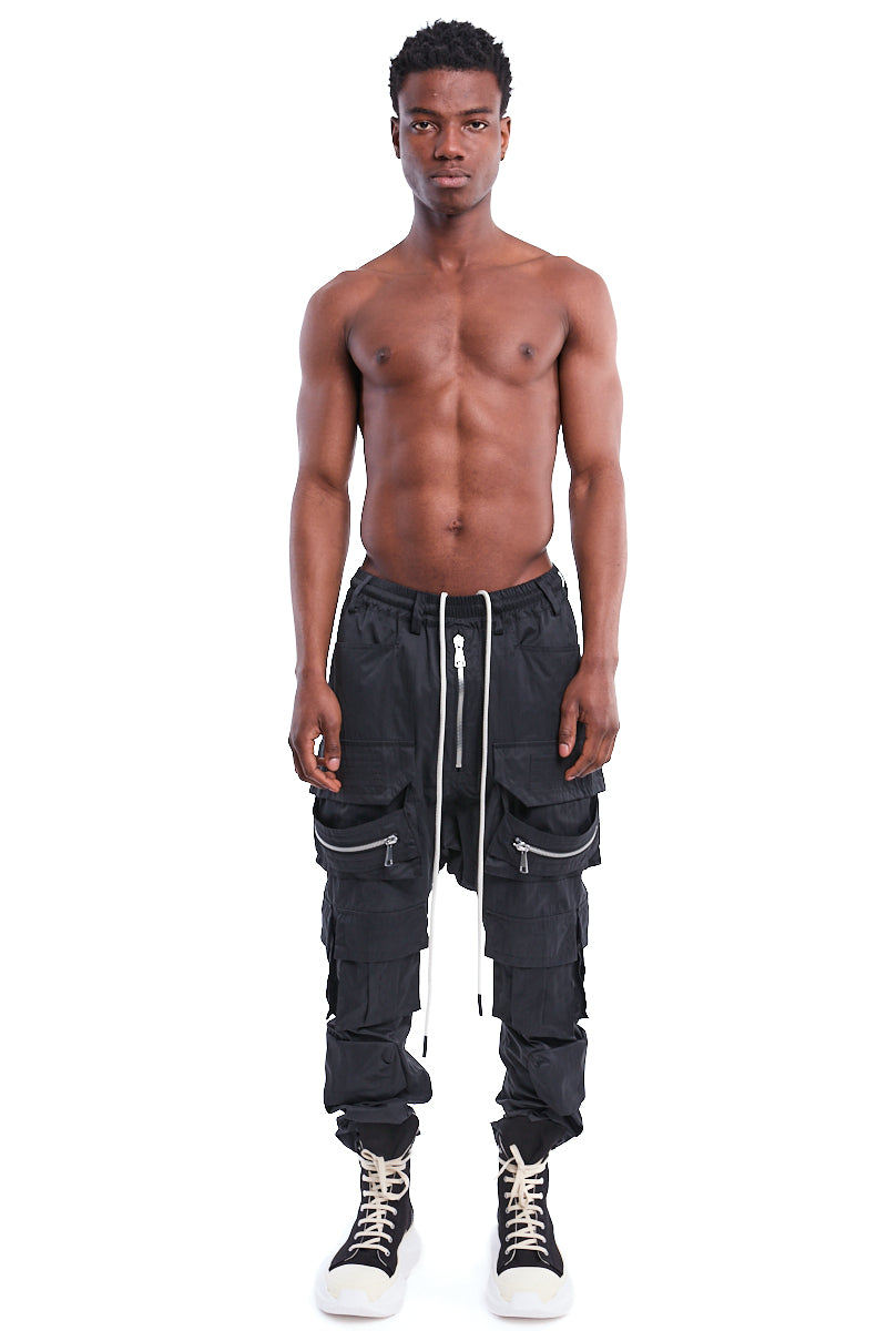 BLACK TECH CARGO SAROUEL EASY PANTS