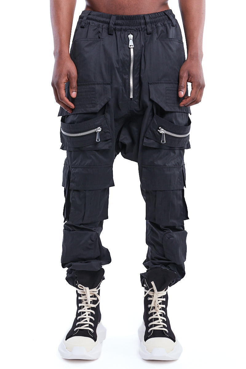 BLACK TECH CARGO SAROUEL EASY PANTS
