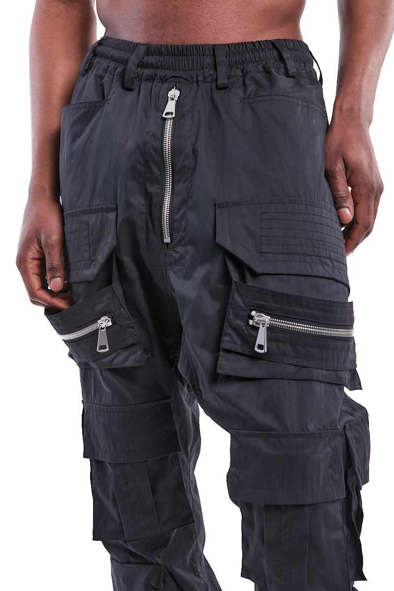 BLACK TECH CARGO SAROUEL EASY PANTS