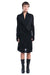 WOOL DRAPED DRESS