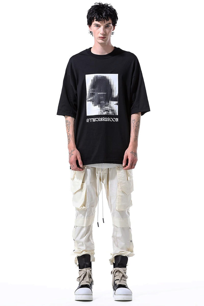 BLACK BOOSTERICALLY PRINT TEE