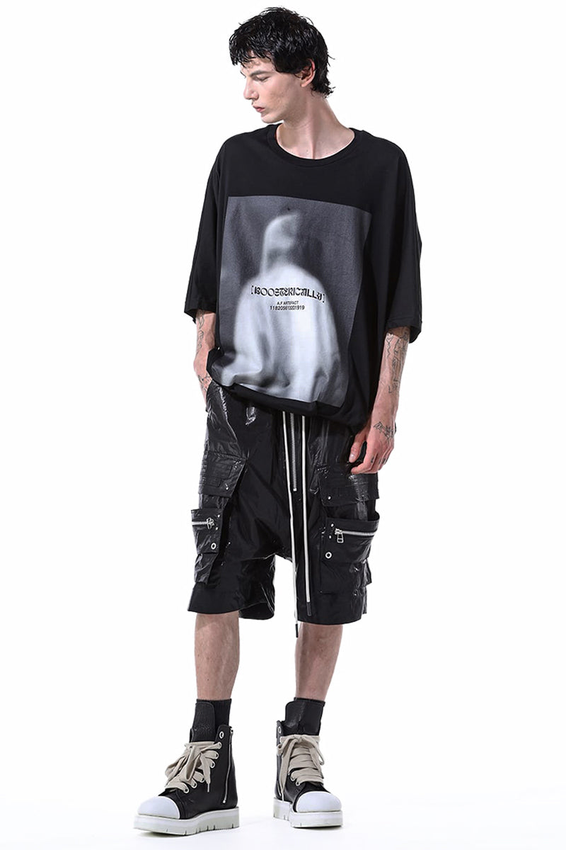 COATING FRONT ZIP CARGO SHORTS