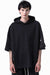 SWEAT COTTON OVER HOODED TOP