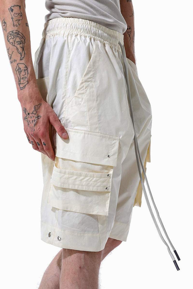 IVORY COATING SAROUEL CARGO SHORTS
