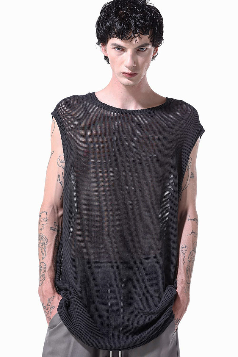 MESH KNIT TANK TOP