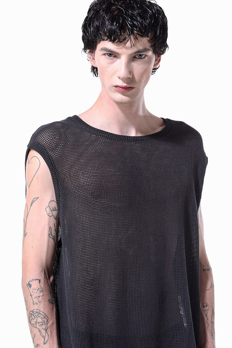 MESH KNIT TANK TOP