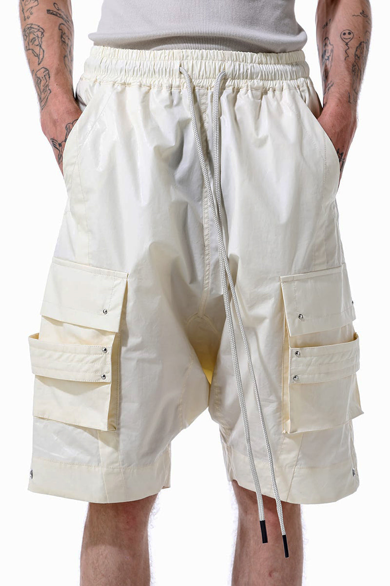 IVORY COATING SAROUEL CARGO SHORTS