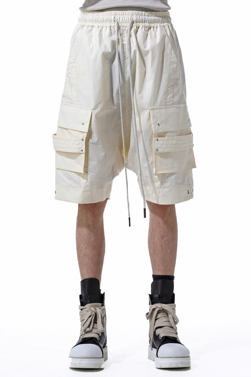 IVORY COATING SAROUEL CARGO SHORTS