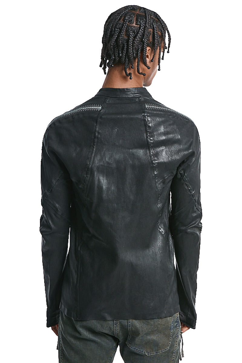 AZYMUTE-NEO STRETCH LEATHER JACKET