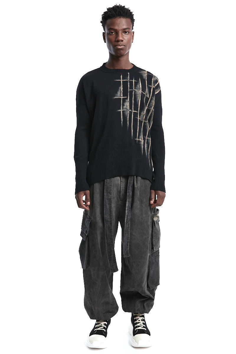 HAND-PAINTED WOOL JERSEY