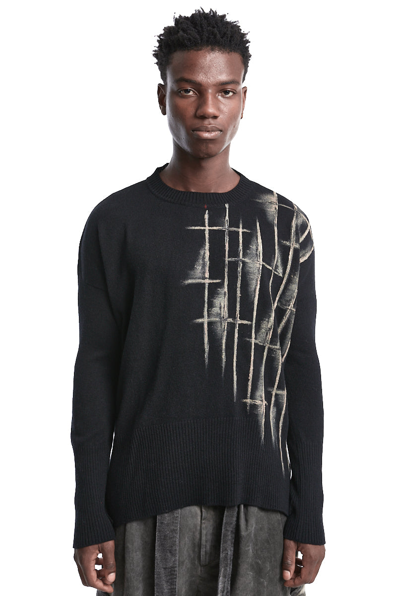 HAND-PAINTED WOOL JERSEY