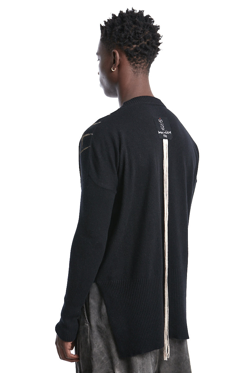 HAND-PAINTED WOOL JERSEY