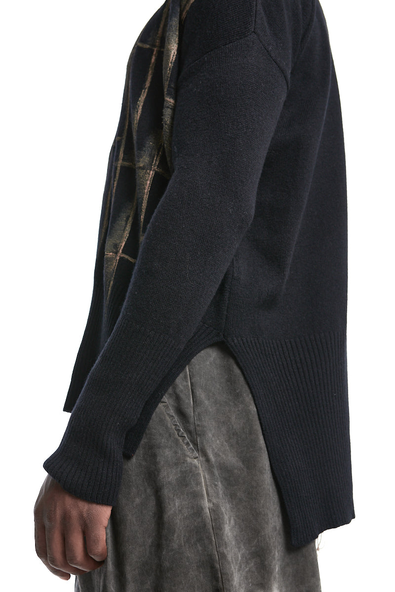 HAND-PAINTED WOOL JERSEY