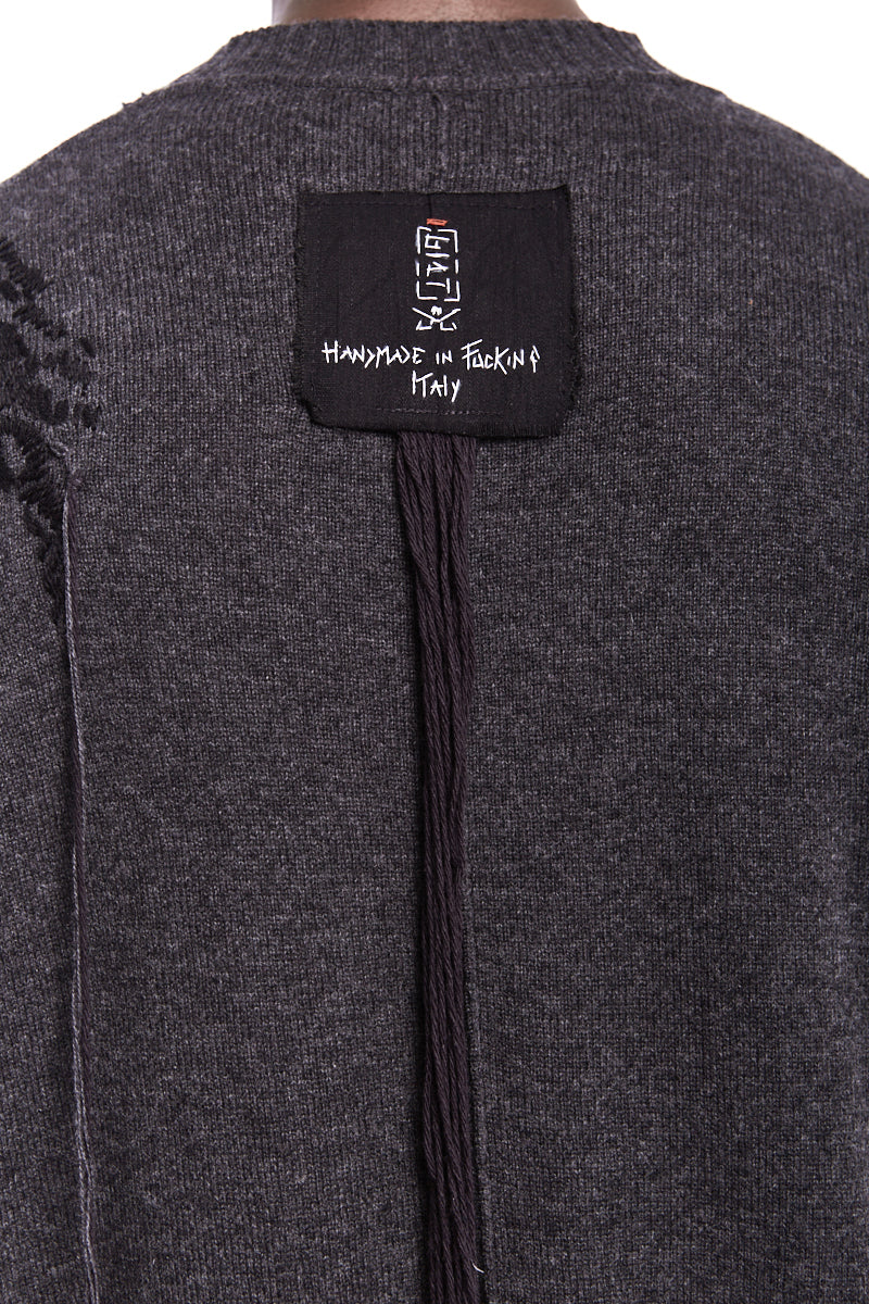 GREY OVER WOOL JERSEY