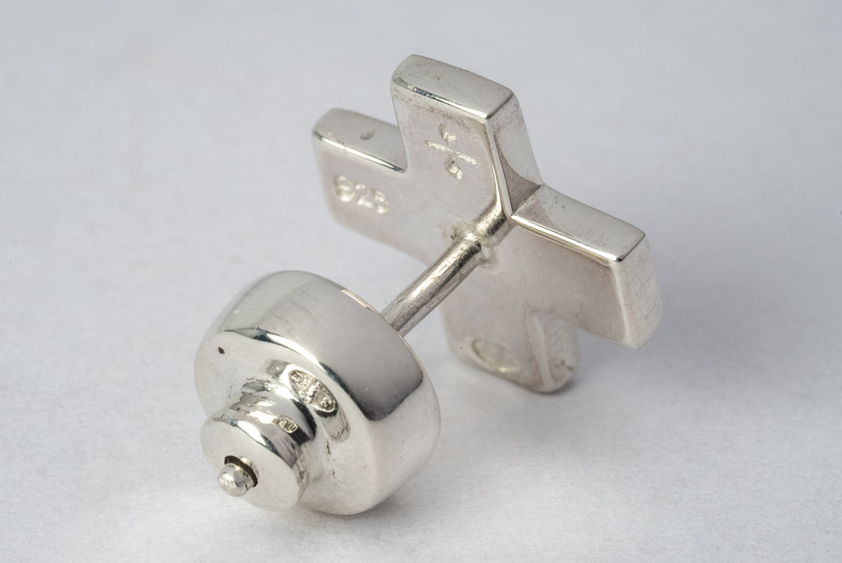 Plus Earring (Mega Pavé, 12mm, PA+DIA)