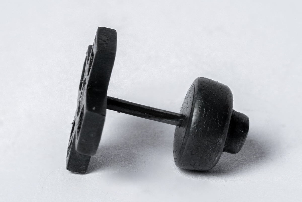 Plus Earring (Mega Pavé, 12mm, KA+DIA)