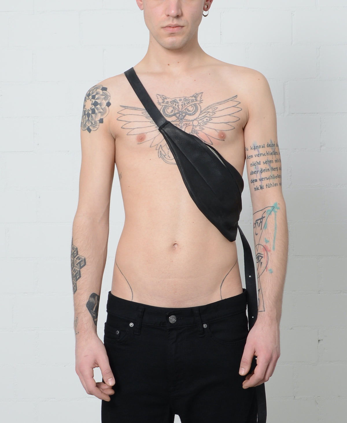 Silky Leather Fanny Pack || 10N