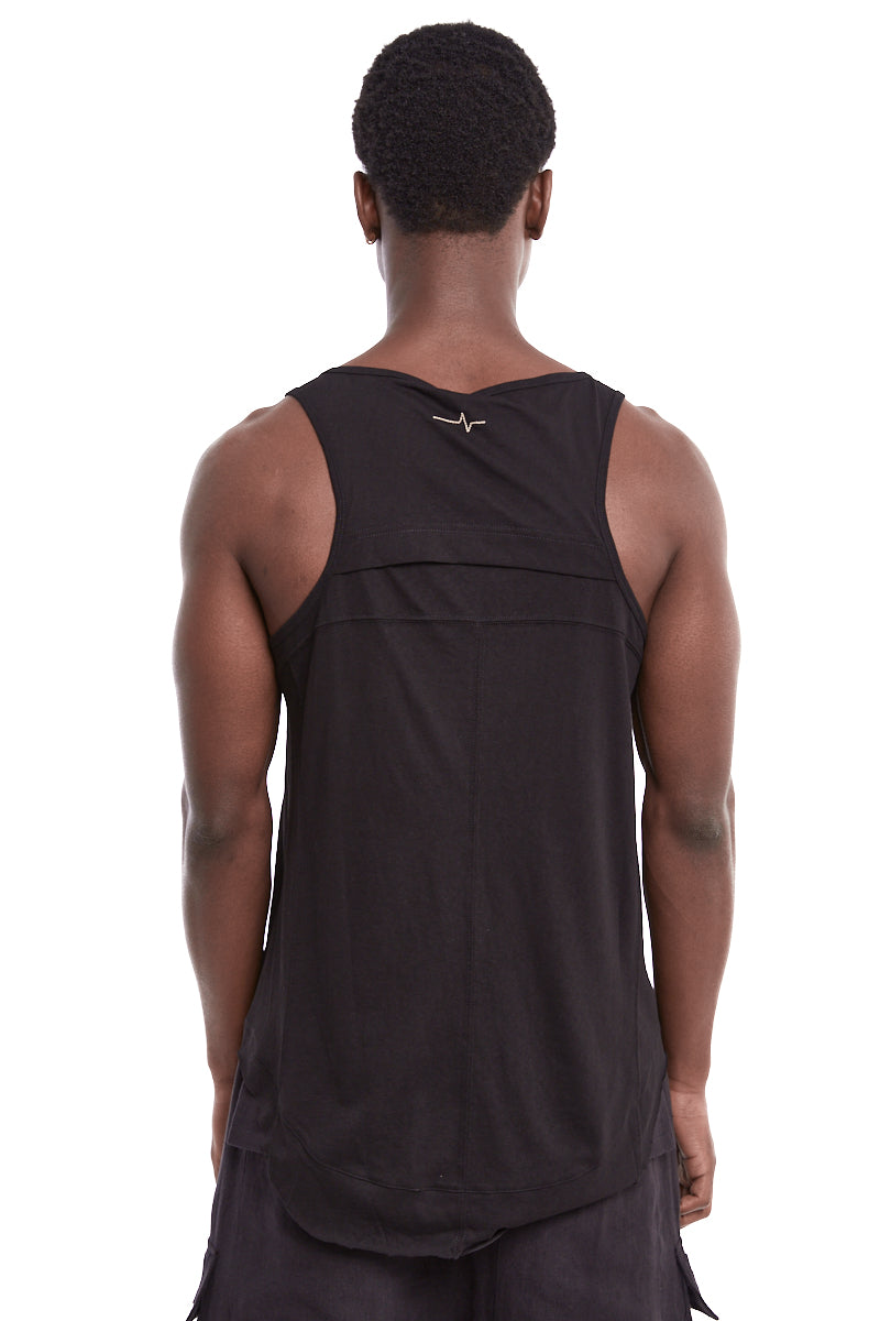 COTTON LINEN TANK TOP