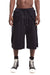 BLACK SWEAT COTTON SHORTS