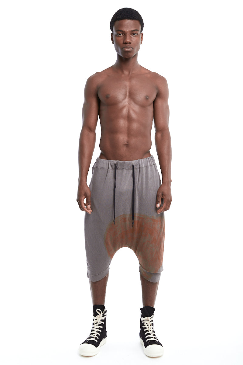 BRUSHED NICKEL PRINT SHORT PANTS