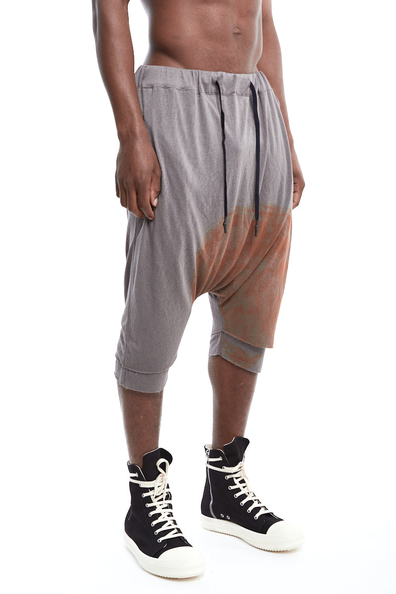 BRUSHED NICKEL PRINT SHORT PANTS