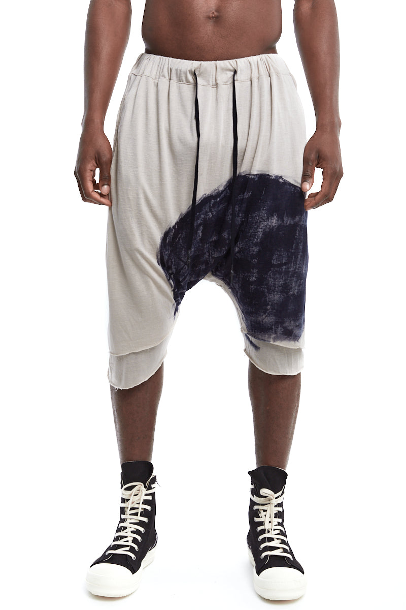 OATMEAL PRINT SHORT PANTS