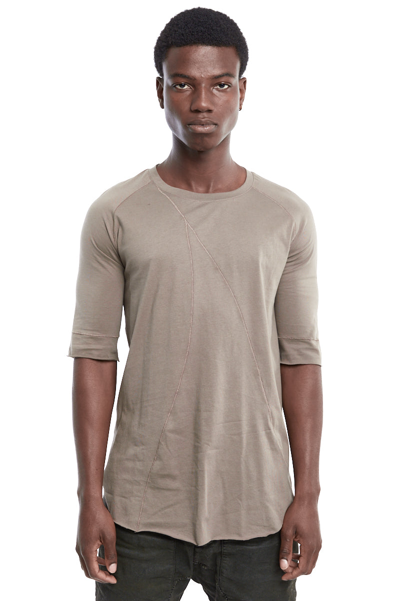 WALNUT HALF SLEEVES TEE