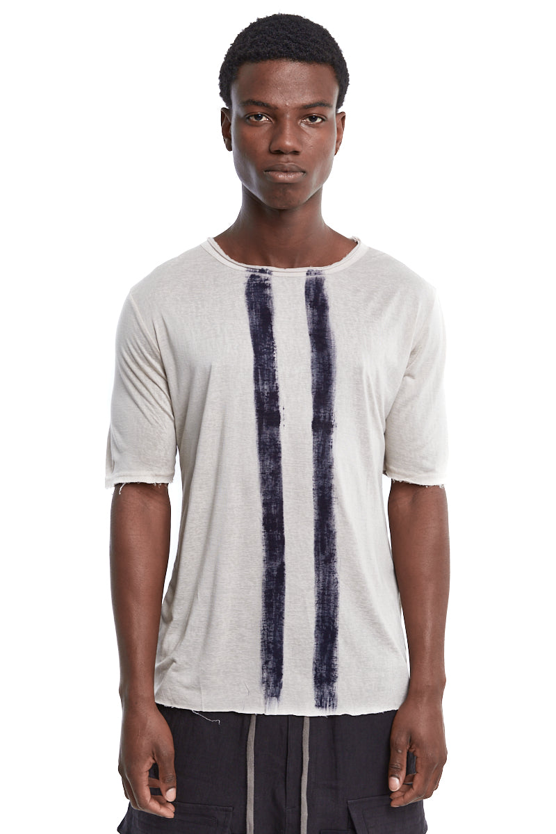 OATMEAL LINES TEE