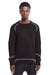 BLACK STITCHING WOOL SWEATER