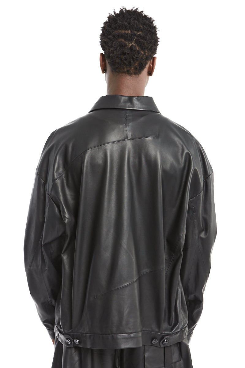 OVERSIZE SOFT LEATHER JACKET