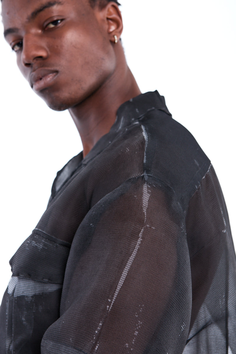 HAND PAINTED OVER SHIRT JACKET