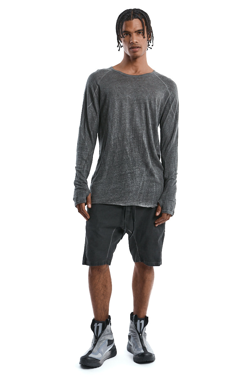 PLOMB LINEN ANATOMICAL MUSCLE TOP