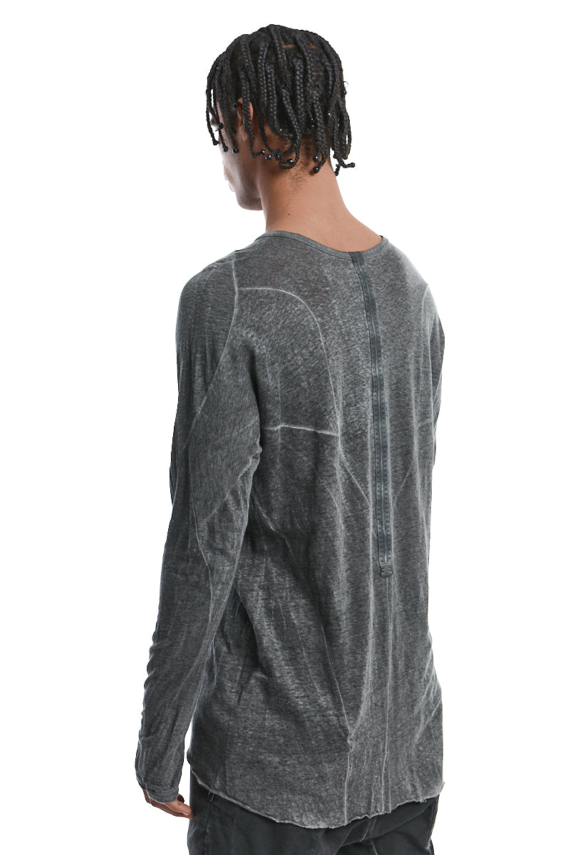 PLOMB LINEN ANATOMICAL MUSCLE TOP